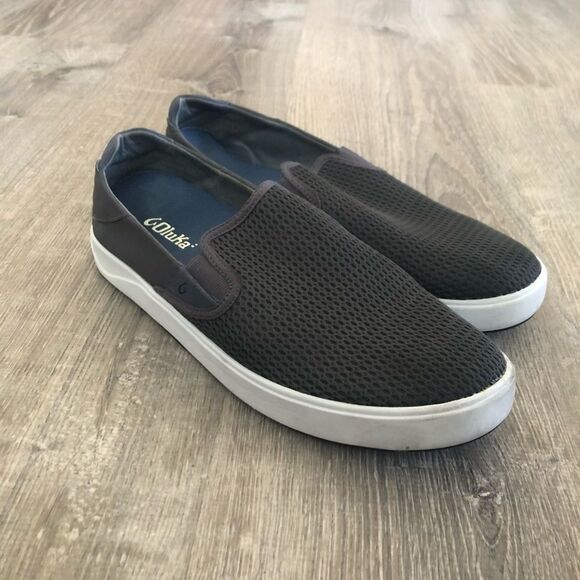 Olukai Lae'ahi Slip On Loafers Casual Comfort Shoes Mens Size 11 Gray 10443 PVPV - Picture 3 of 9